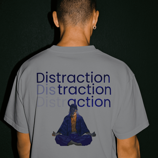 Meditation Tee - 'Distraction' Graphic T-Shirt