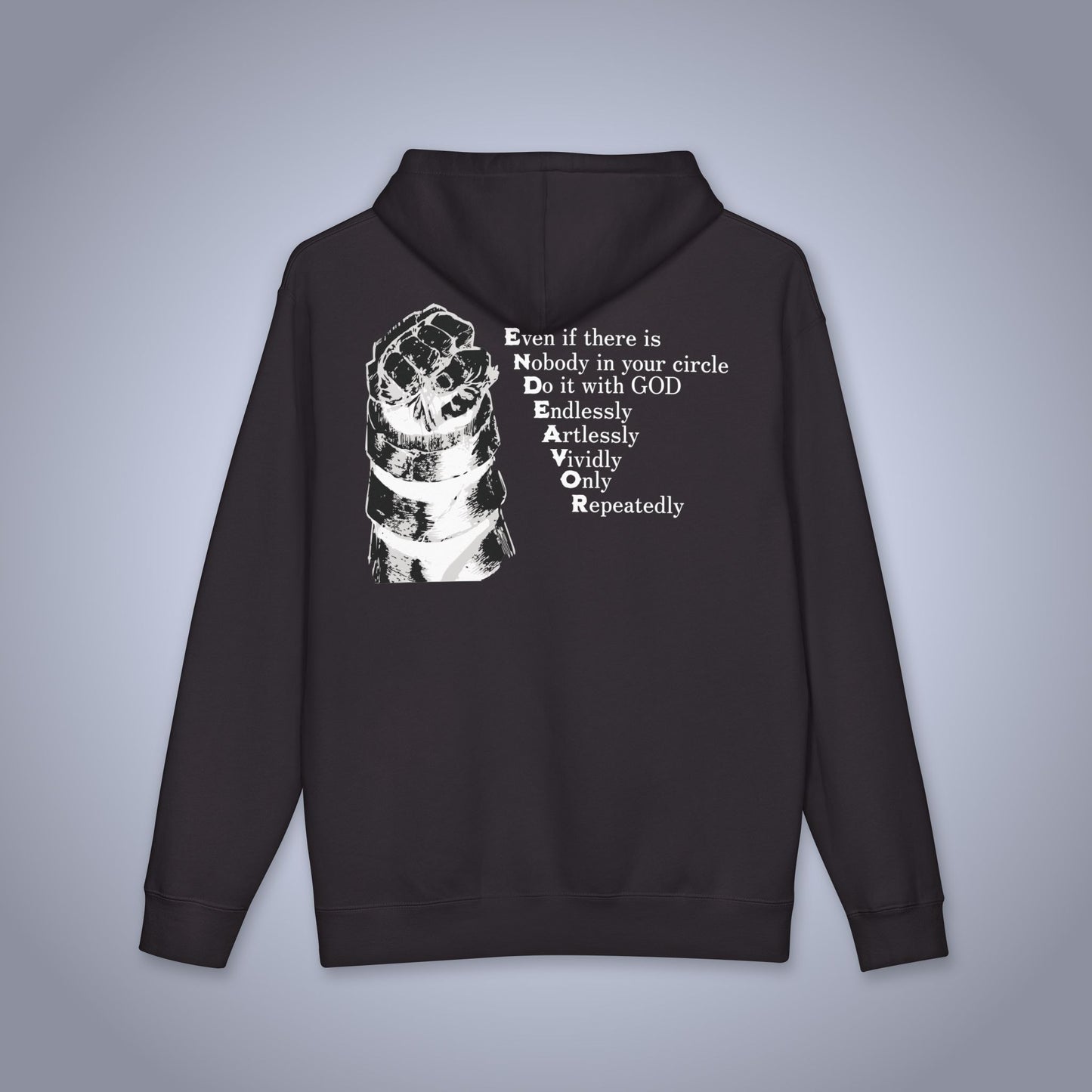 Endeavor 'Fist & Flame' Hero Hoodie | 'Endlessly, Artlessly, Vividly'