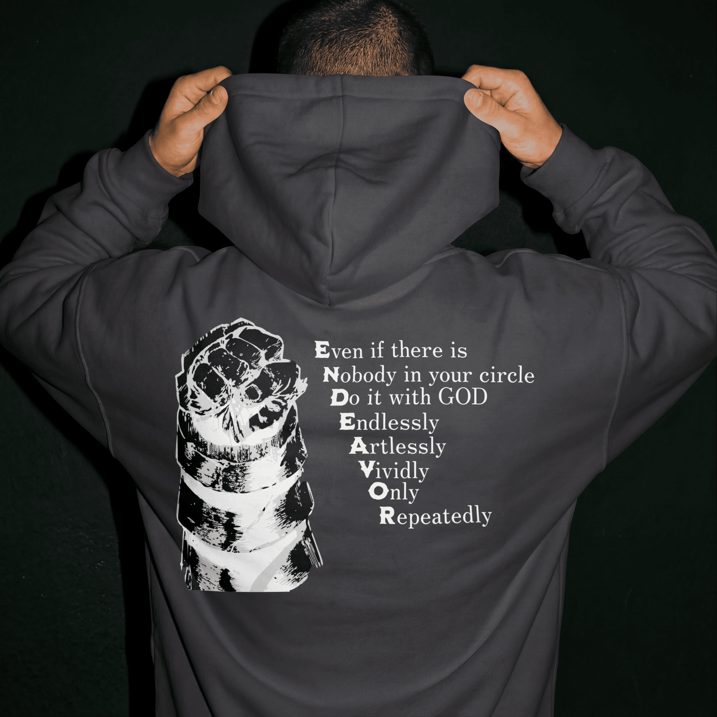 Endeavor 'Fist & Flame' Hero Hoodie | 'Endlessly, Artlessly, Vividly'