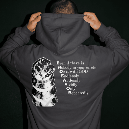 Endeavor 'Fist & Flame' Hero Hoodie | 'Endlessly, Artlessly, Vividly'