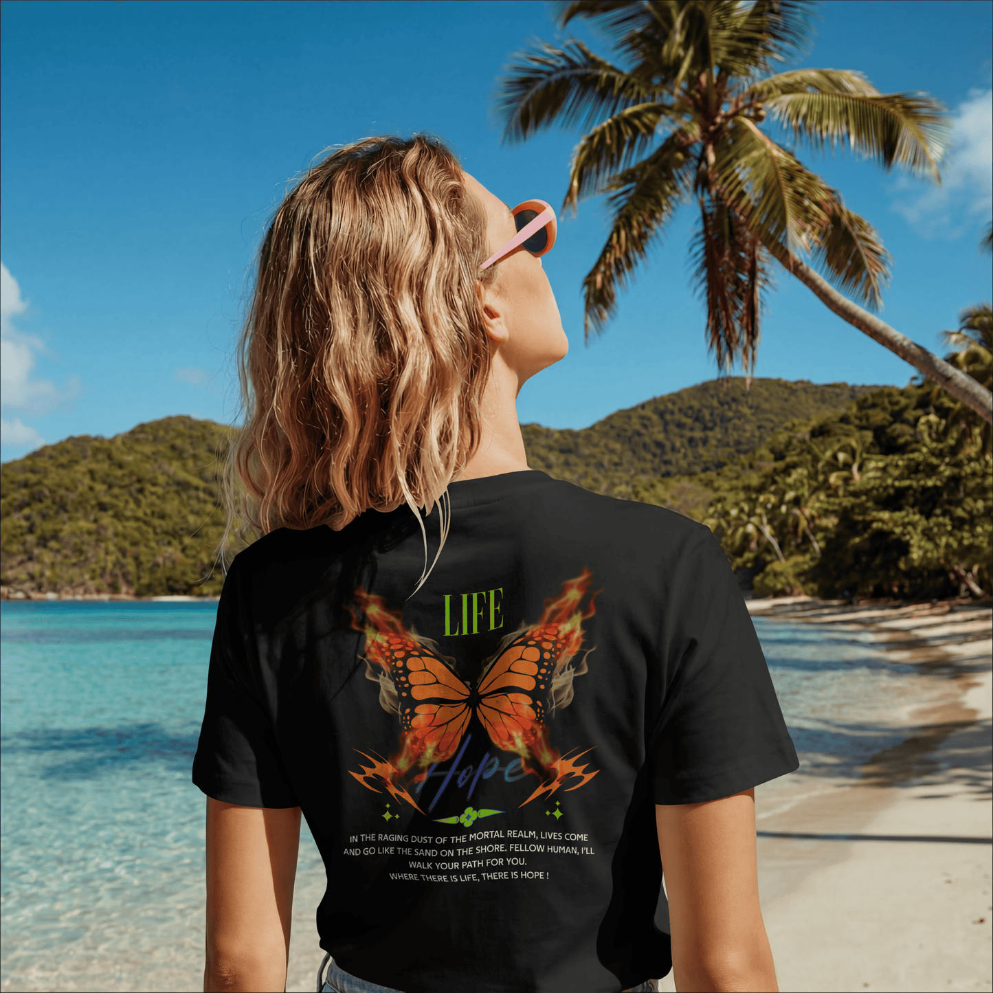 Butterfly of Hope - Inspirational Graphic Tee