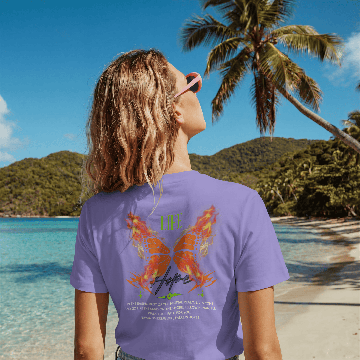 Butterfly of Hope - Inspirational Graphic Tee