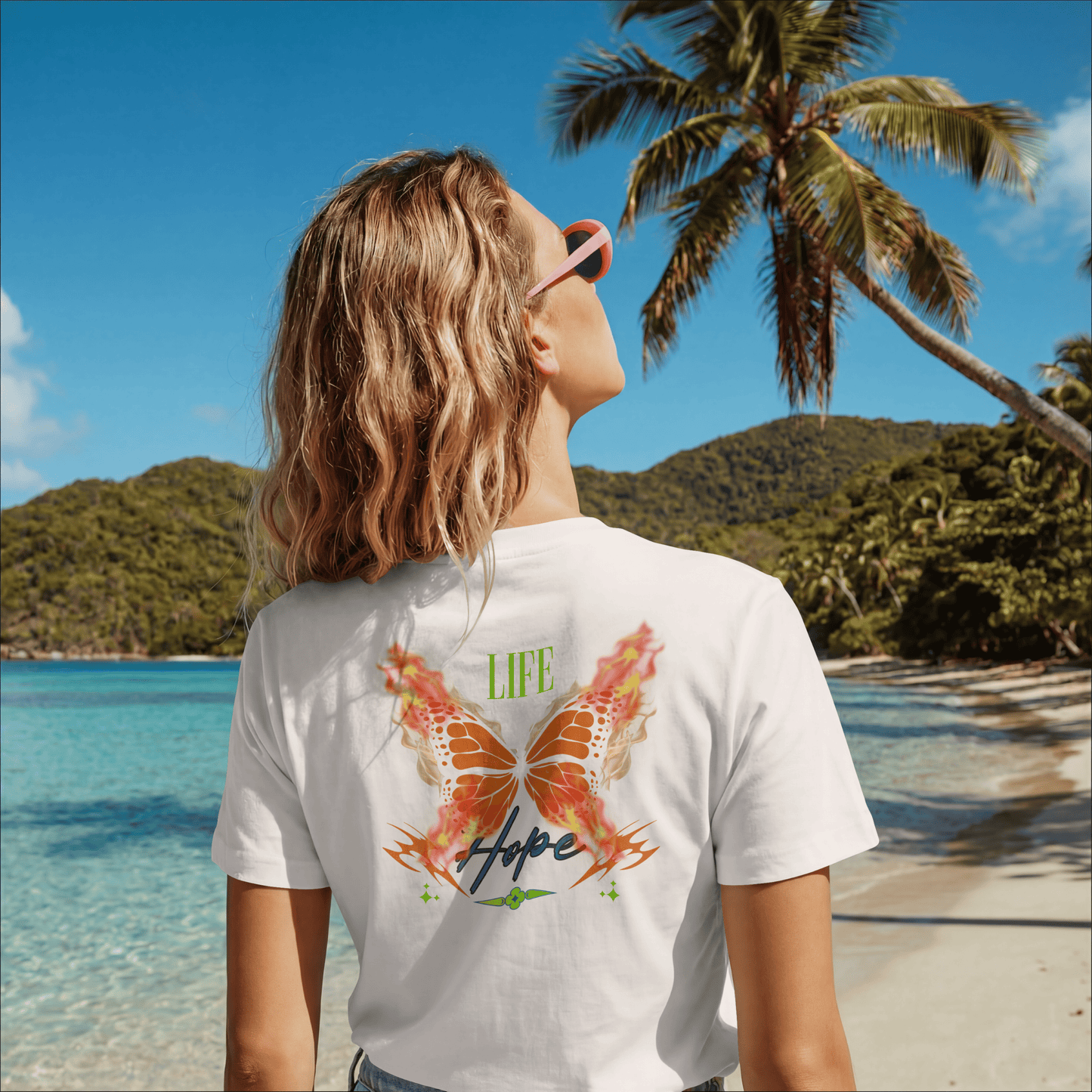 Butterfly of Hope - Inspirational Graphic Tee