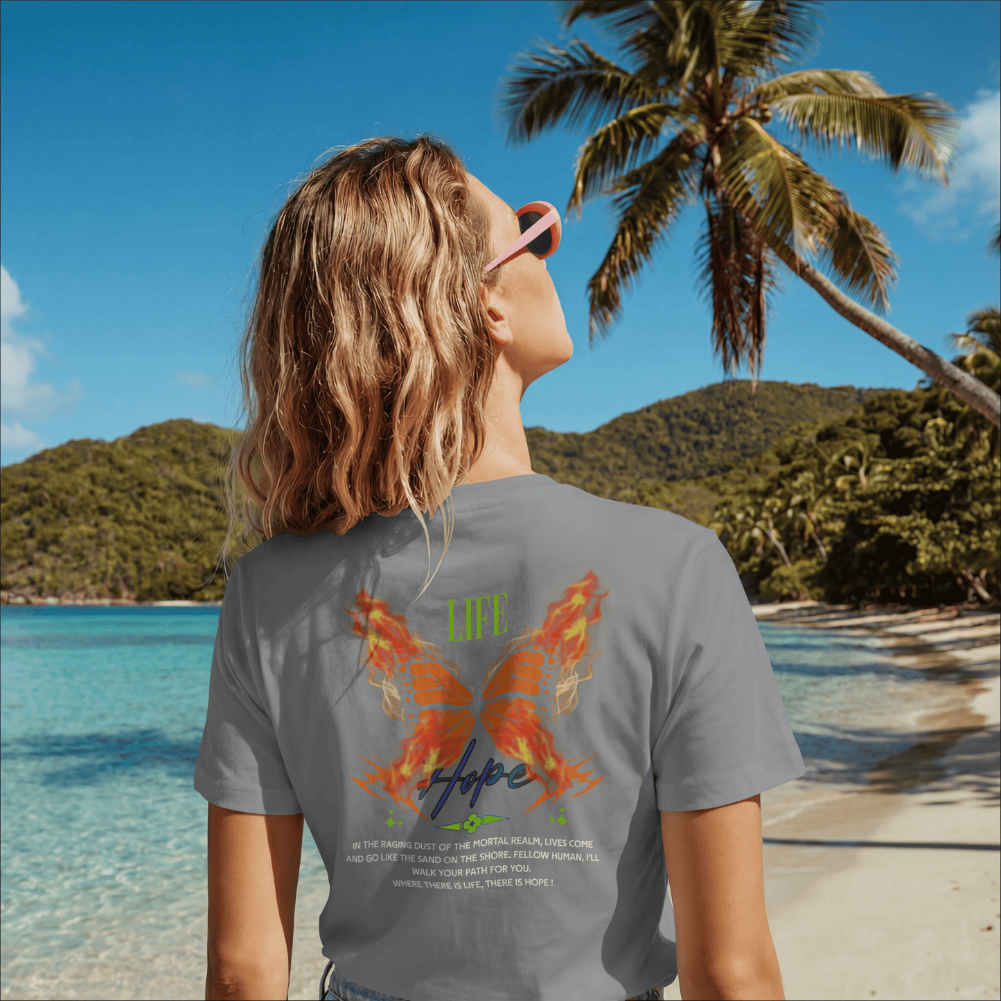 Butterfly of Hope - Inspirational Graphic Tee