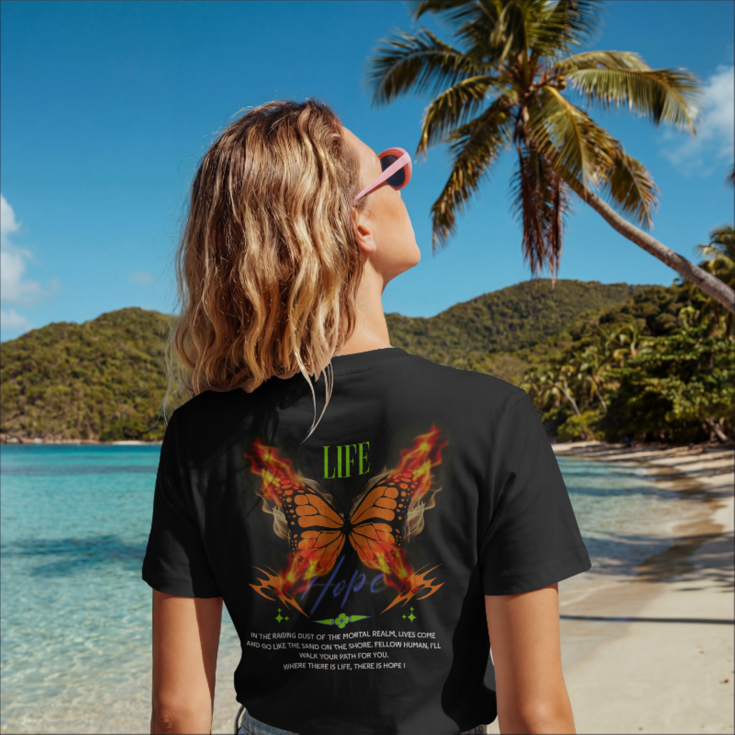 Butterfly of Hope - Inspirational Graphic Tee
