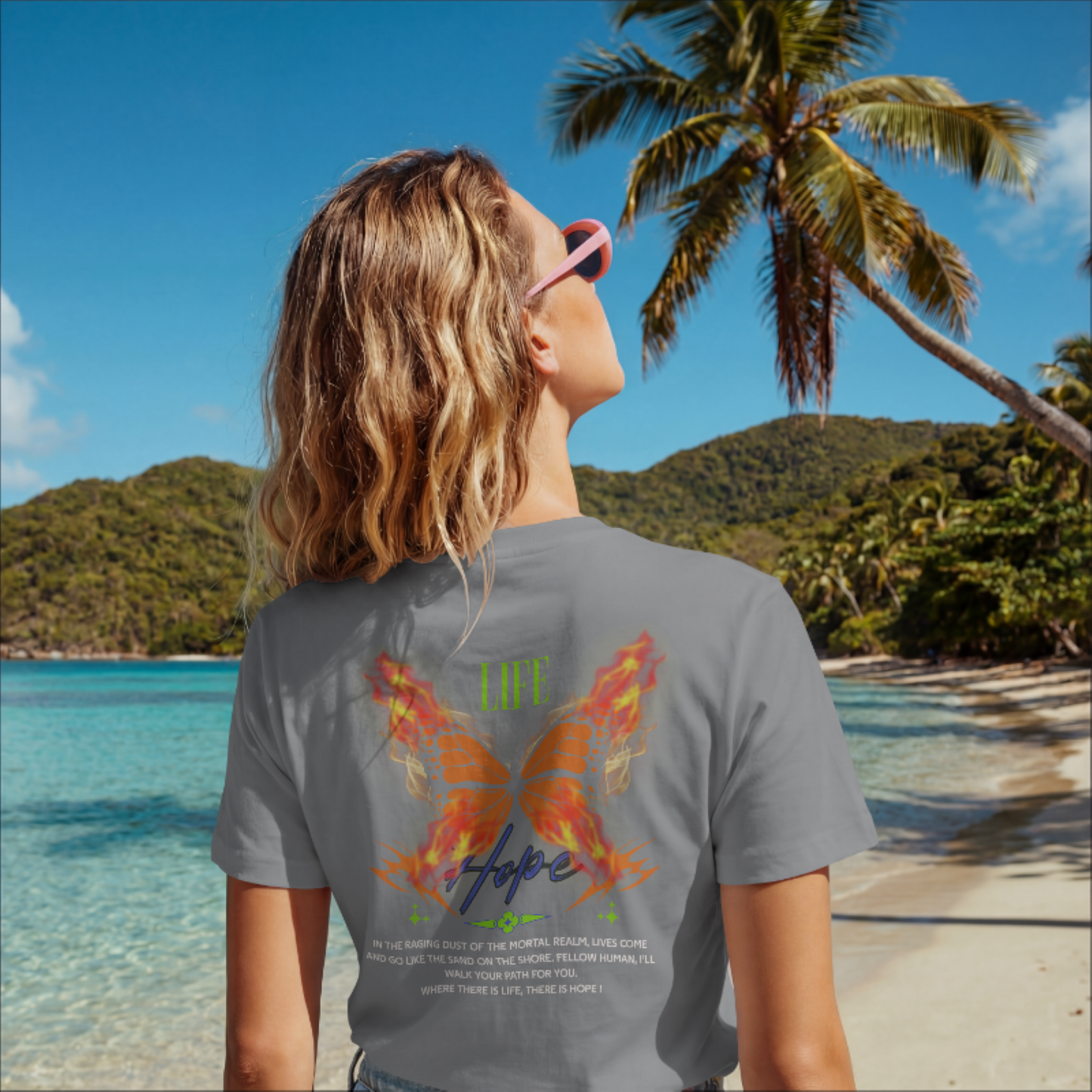 Butterfly of Hope - Inspirational Graphic Tee