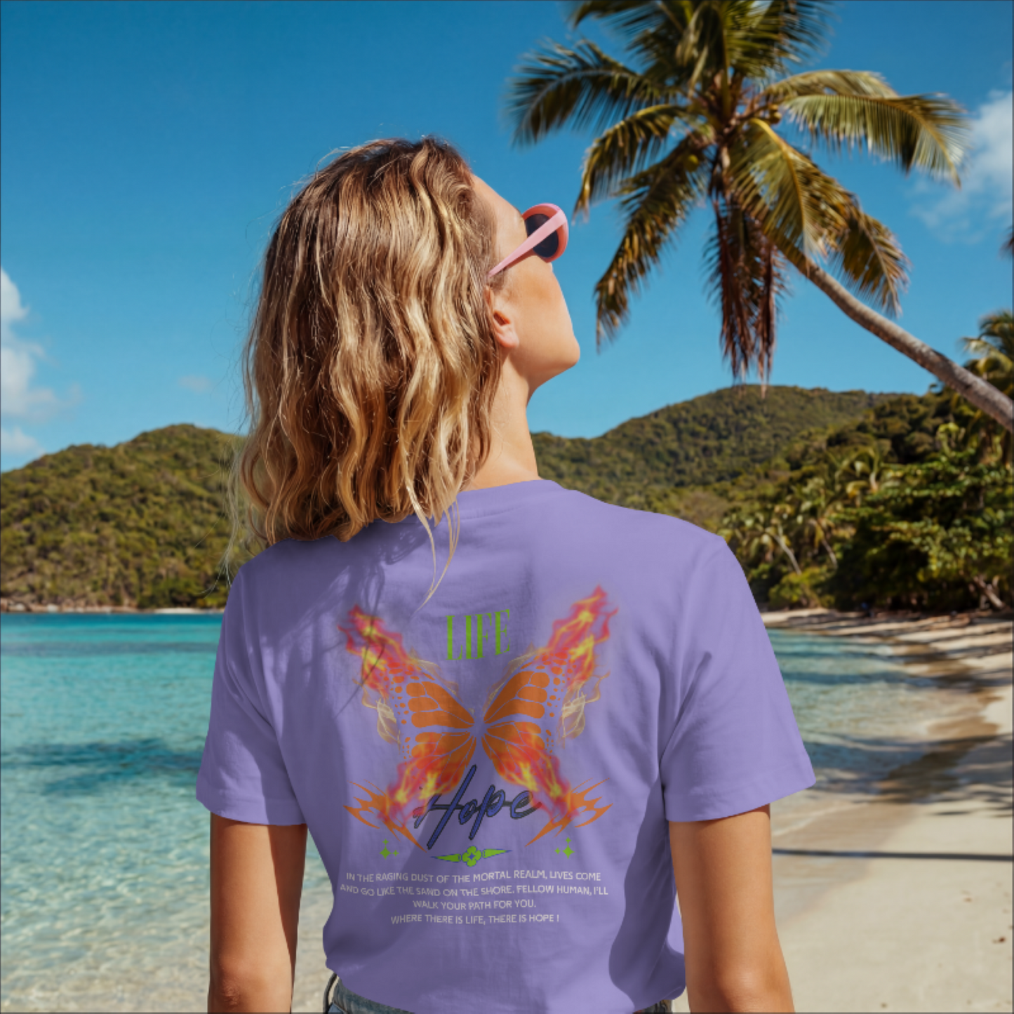 Butterfly of Hope - Inspirational Graphic Tee