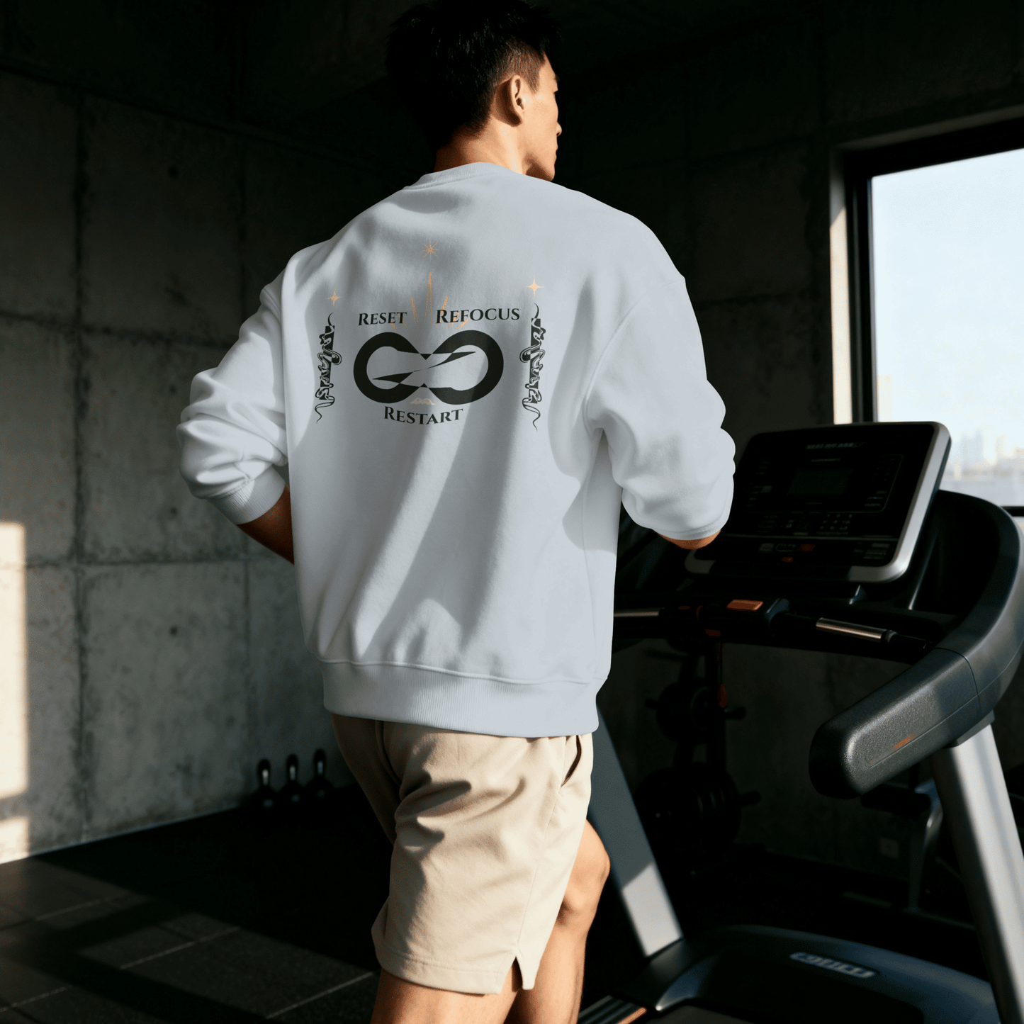 Reset Restart Refocus Infinity Loop -  Sweatshirt