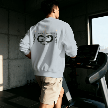 Reset Restart Refocus Infinity Loop -  Sweatshirt