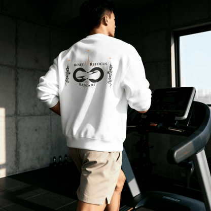 Reset Restart Refocus Infinity Loop -  Sweatshirt