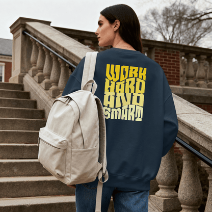 Work Hard And Smart Sweatshirt | Balenced Productivity