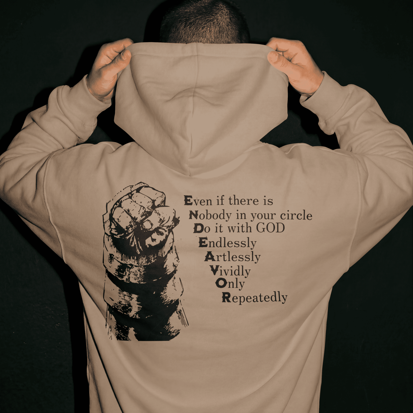 Endeavor 'Fist & Flame' Hero Hoodie | 'Endlessly, Artlessly, Vividly'