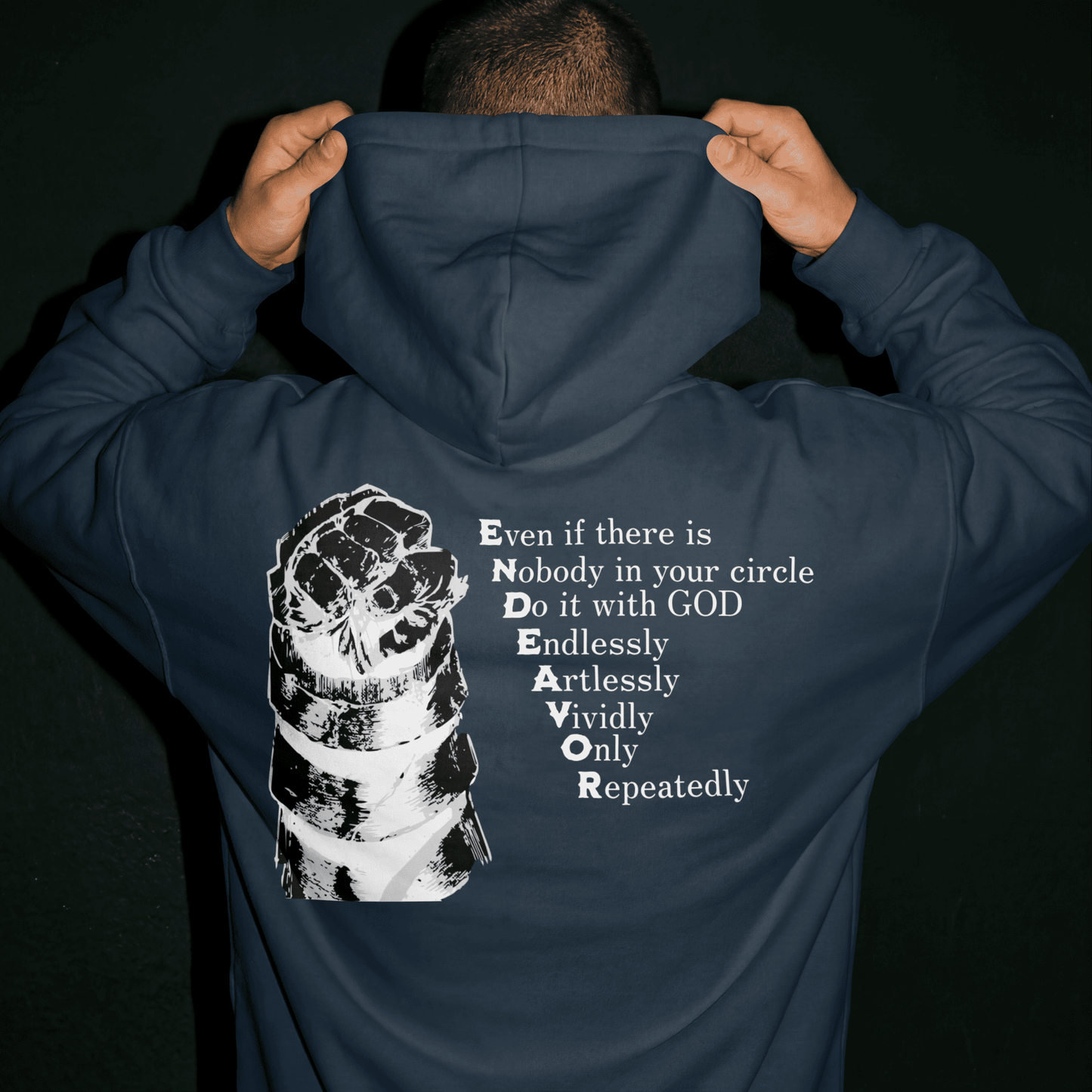 Endeavor 'Fist & Flame' Hero Hoodie | 'Endlessly, Artlessly, Vividly'