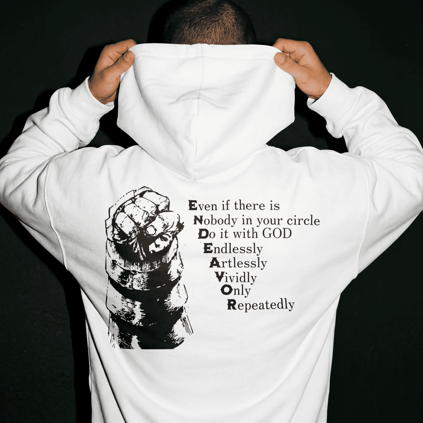 Endeavor 'Fist & Flame' Hero Hoodie | 'Endlessly, Artlessly, Vividly'
