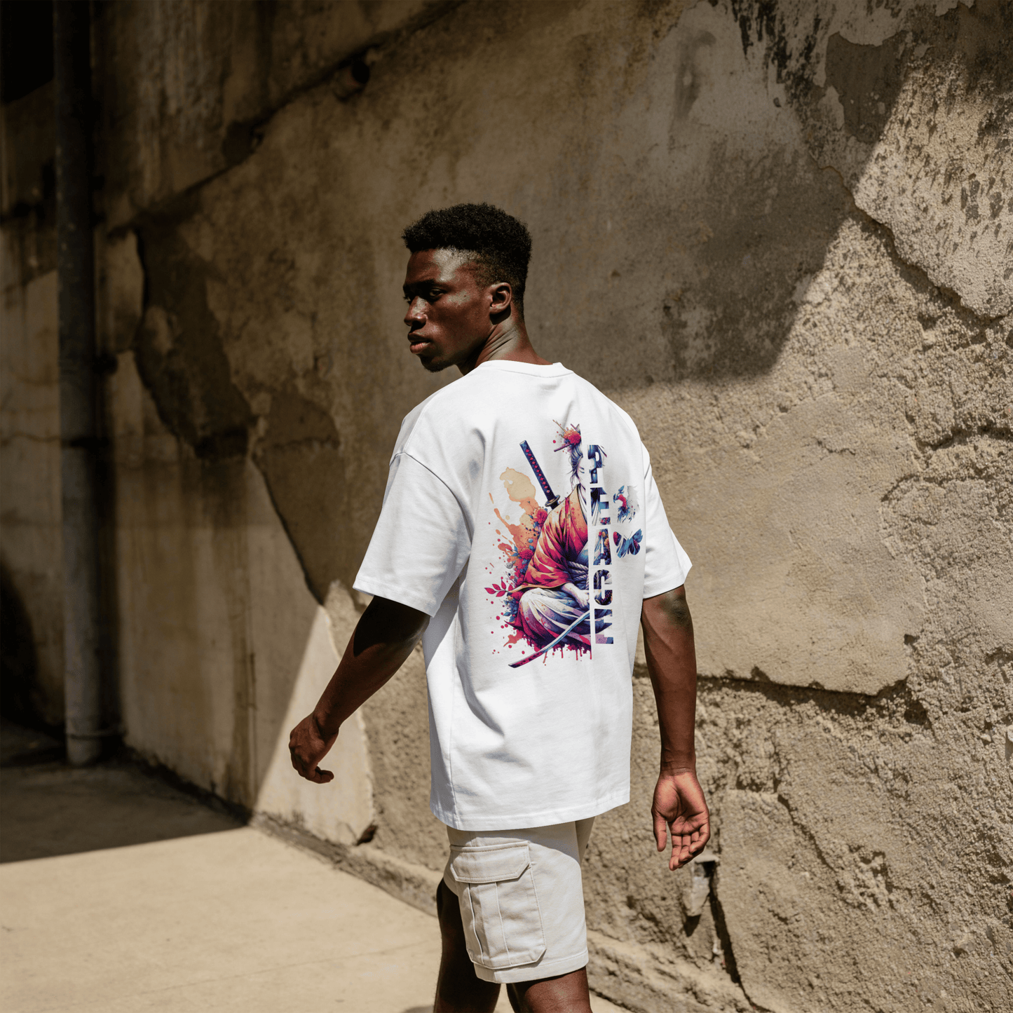 Samourai Peace Graphic Tee | Self-control over the flesh