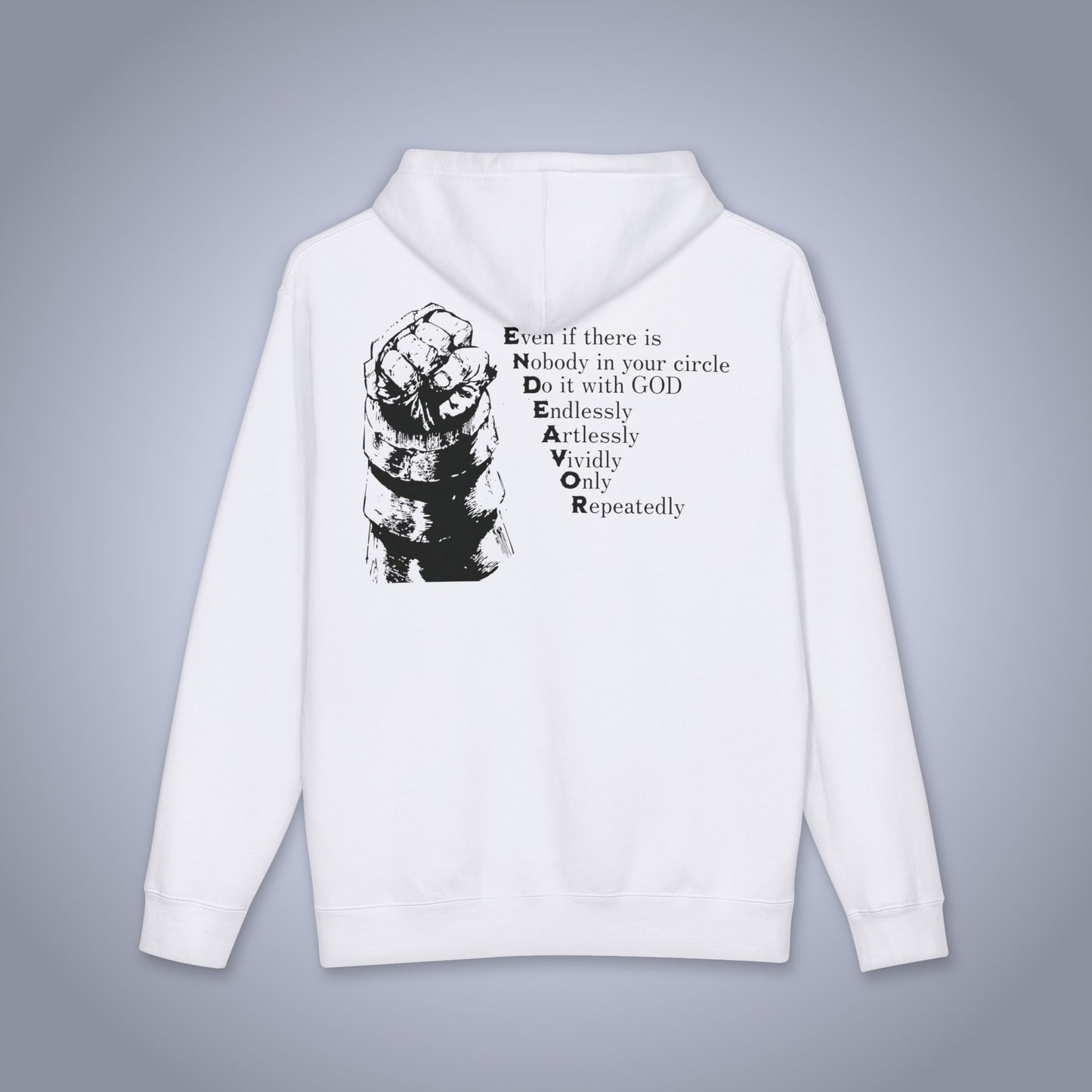 Endeavor 'Fist & Flame' Hero Hoodie | 'Endlessly, Artlessly, Vividly'