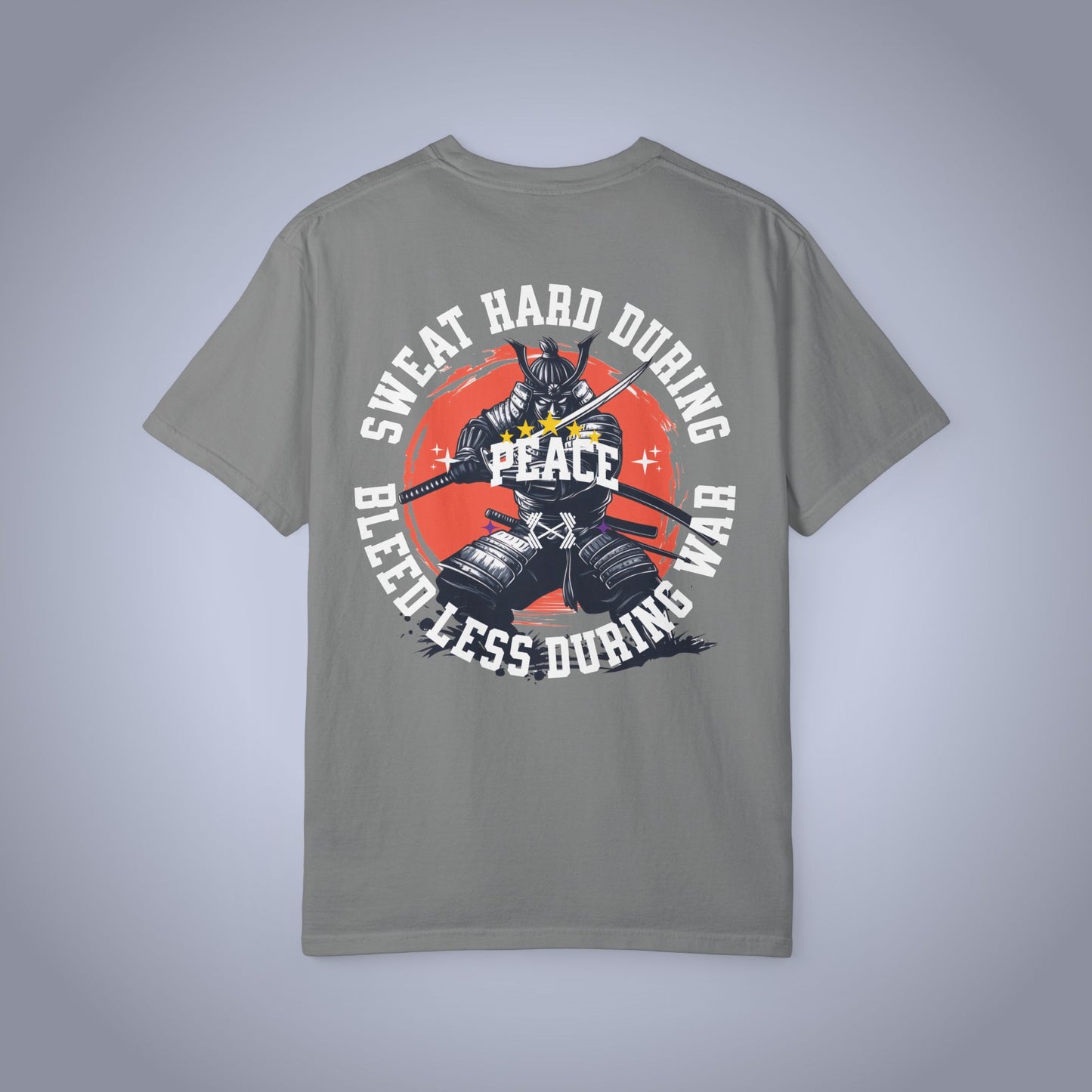 Warrior's Proverb Tee | Sweat Hard During Peace...